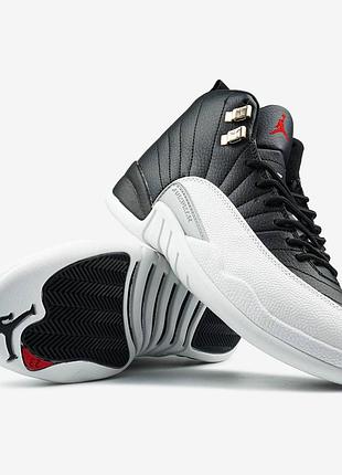 Jordan 12 retro taxi playoffs white black