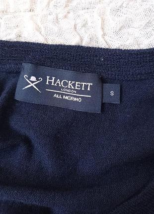 Hackett кофта меринос джемпер минимализм 💙 3