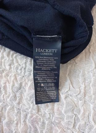 Hackett кофта меринос джемпер минимализм 💙 6