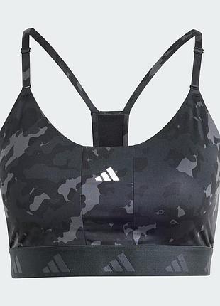 Тренувальний топ бра adidas aeroreact training light-support techfit bra
