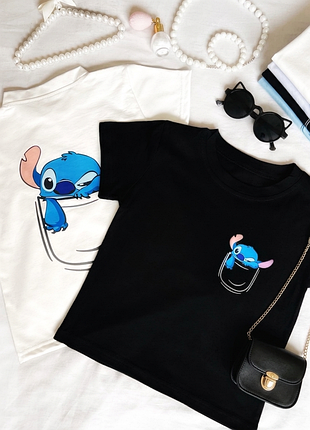 👕 детская футболка с принтом stitch 💙