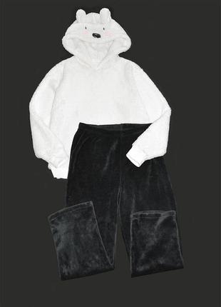 Теплая плюшевая пижама george велсофт р.l\xl
