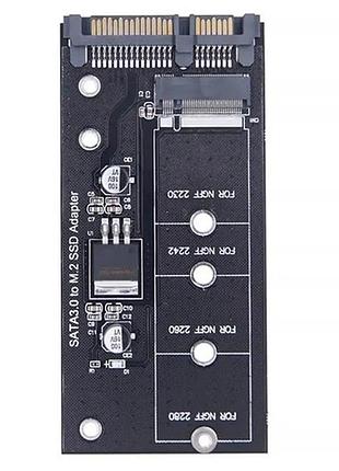 Адаптер m.2 ngff ключ b на sata3 для ssd накопителей, до 6 гбит/с