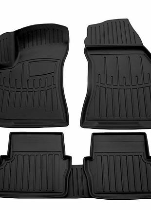 Коврики резиновые stingray 3d (5 шт, полиуретан) для opel zafira a 1998-2005 гг
