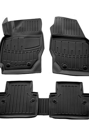 Коврики резиновые stingray 3d (5 шт, полиуретан) для volvo s80 2006-2016 гг