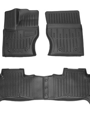 Резиновые коврики stingray 3d (4 шт) для range rover sport 2014-2022 гг
