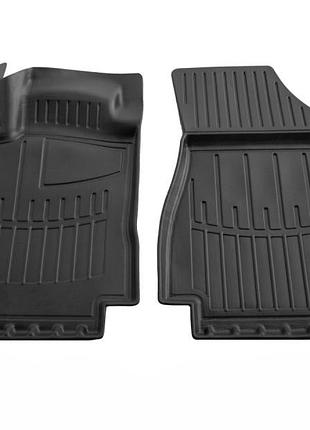 Передние резиновые коврики stingray 3d (2 шт) для renault megane ii 2004-2009 гг