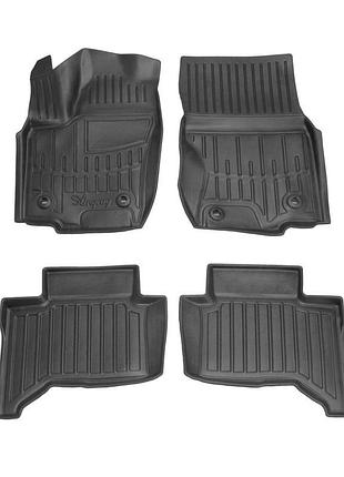 Килимки stingray 3d (4 шт, поліуретан) для toyota land cruiser prado 250 2023- рр