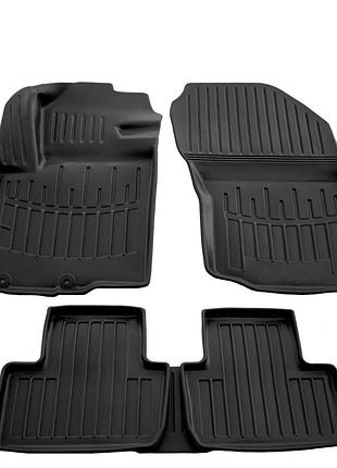 Килимки stingray 3d (5 шт, поліуретан) для mitsubishi asx 2010-2023 рр