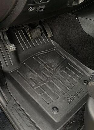 Коврики резиновые stingray 3d (5 шт, полиуретан) для jeep grand cherokee wk2 2010-2021 гг