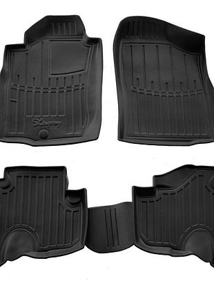 Килимки stingray 3d (4 шт) для toyota land cruiser 90 prado 1996-2002 рр