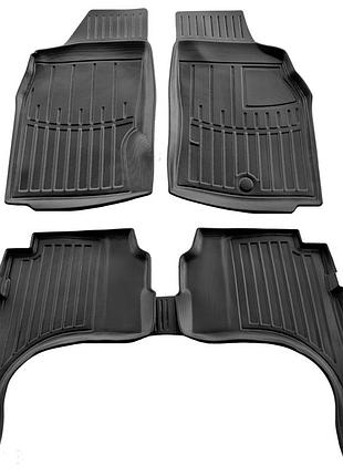 Коврики резиновые stingray 3d правый руль, комплект 5 шт для mitsubishi l200 1996-2006 гг