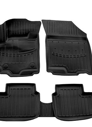 Резиновые коврики stingray 3d (5 шт) для suzuki sx4 2006-2013 гг