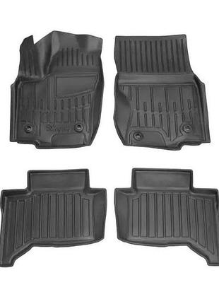 Коврики резиновые stingray 3d (4 шт, полиуретан) для lexus gx550 2023- гг
