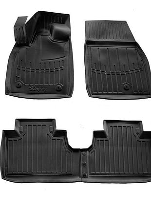 Резиновые коврики stingray 3d (4 шт) для ford mustang e-mach 2020- гг