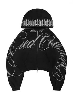 Соуп худи со стразами