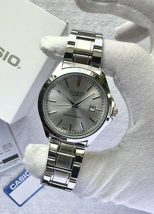 Casio mtp-1183a steel silver /годинники casio/касіо/наручний/часы касио/на подарунок