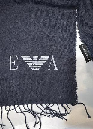 Шарф палантин emporio armani. идеальное состояние. made in italy
