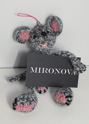 Мишка ручної роботи, іграшка, брелок 10