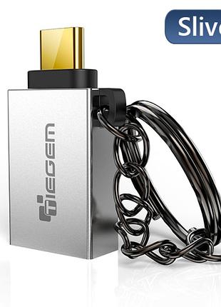 Адаптер tiegem otg type-c - usb 3.0. переходник для соединения устройств type-c otg адаптер c2
