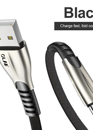 Кабель для быстрой зарядки телефона смартфона usb - micro usb 1м. зарядный провод шнур microusb микро юсб yt2z