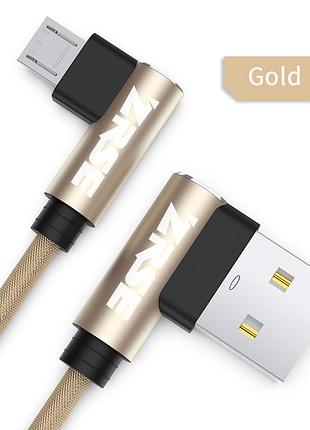 Кабель кутовий 90 градусів для заряджання телефону usb - micro usb 1м зарядний провід шнур microusb мікро юсб v8g