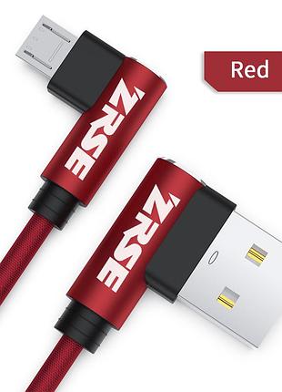 Кабель угловой 90 градусов для зарядки телефона usb - micro usb 1м зарядный провод шнур microusb микро юсб v8r