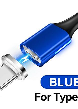 Магнітний кабель для швидкого заряджання, передачі даних usb - type-c зарядний провід для телефону смартфона zd1x