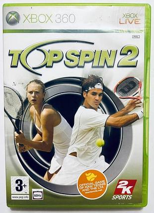 Top spin 2, б/у, английская версия - диск для xbox 360