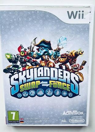 Skylanders swap force, б/у, английская версия - диск nintendo wii