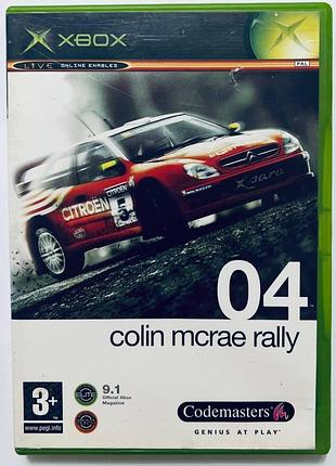 Colin mcrae rally 04, б/у, английская версия - диск для xbox original