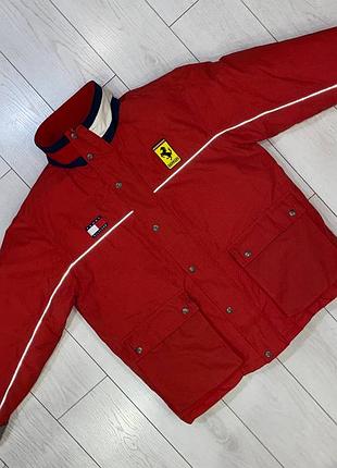 Мужская пуховая куртка tommy hilfiger ferrari formula 1 size xl