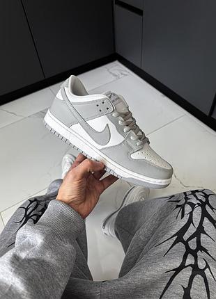 Nike sb dunk low grey/white