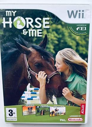 My horse and me, б/у, английская версия - диск для nintendo wii