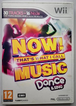 Now that's what i call music dance & sing, б/в, англійська версія - диск nintendo wii