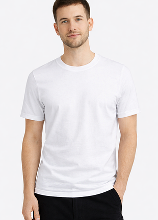Мужская футболка uniqlo белая размер xs новая