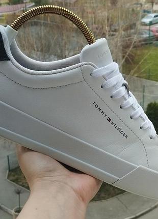 Кроссовки базовые tommy hilfiger court #3h grain ess