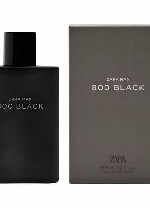 Туалетна вода для чоловіків zara 800 black 90 мл