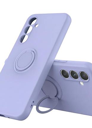 Чехол fiji holder ring для samsung galaxy a25 / a25 5g (a256) бампер с кольцом подставкой lilac