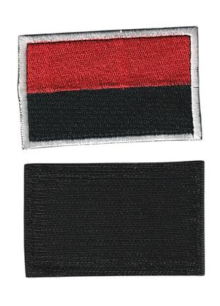 Шеврон всу, военный / армейский, упа флаг , на липучке, 5 см * 8см