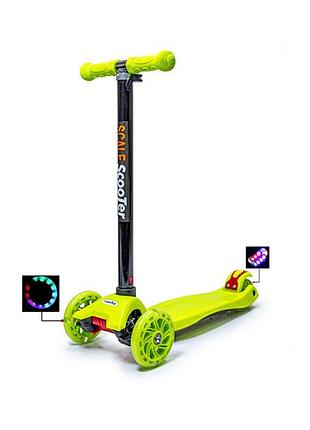 Самокат scooter maxi жовтий scm_yellow