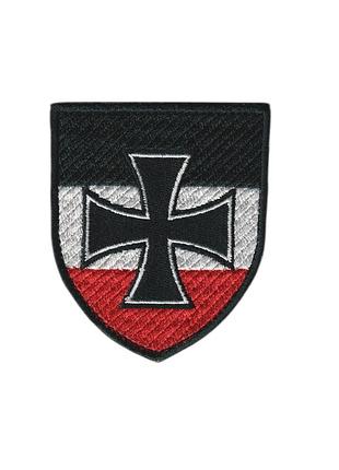 Шеврон зсу, військовий / армійський, luftwaffe , на липучці, на чорному. 7 см * 8 см