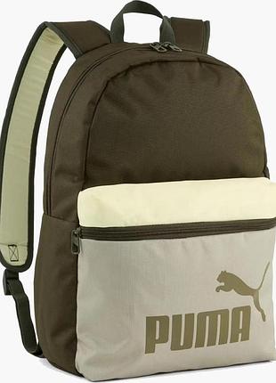 Рюкзак чоловічий puma phase cb beige/olive (091175-05)