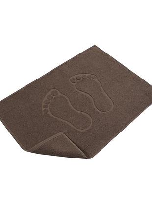 Полотенце для ног lotus home - коричневый v2 (800 г/м2) 50*70