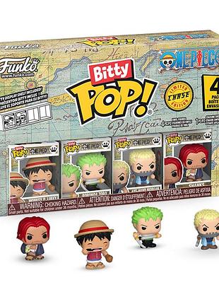 Набір ігрових фігурок bitty pop! - луффі (4 фігурки в ас.)