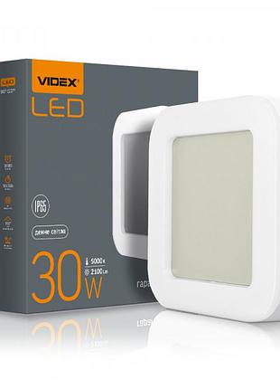 Светильник светодиодный art ip65 квадратний videx 30w 5000k