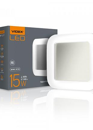 Светильник светодиодный art ip65 квадратний videx 15w 5000k