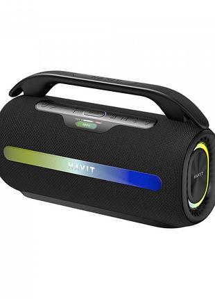 Портативна колонка havit sk920bt ipx6 60w rgb black