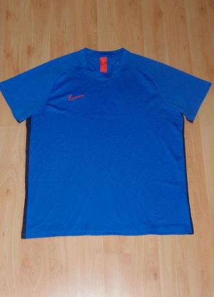 Синяя спортивная футболка nike dri-fit training under era fc drill swoosh original xl-xxl(2xl) jordan nb