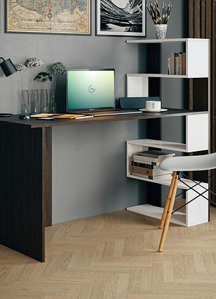 Компьютерные и письменные столы, письменный стол, столы для пк, столы в офис, стол руководителя венге темный /